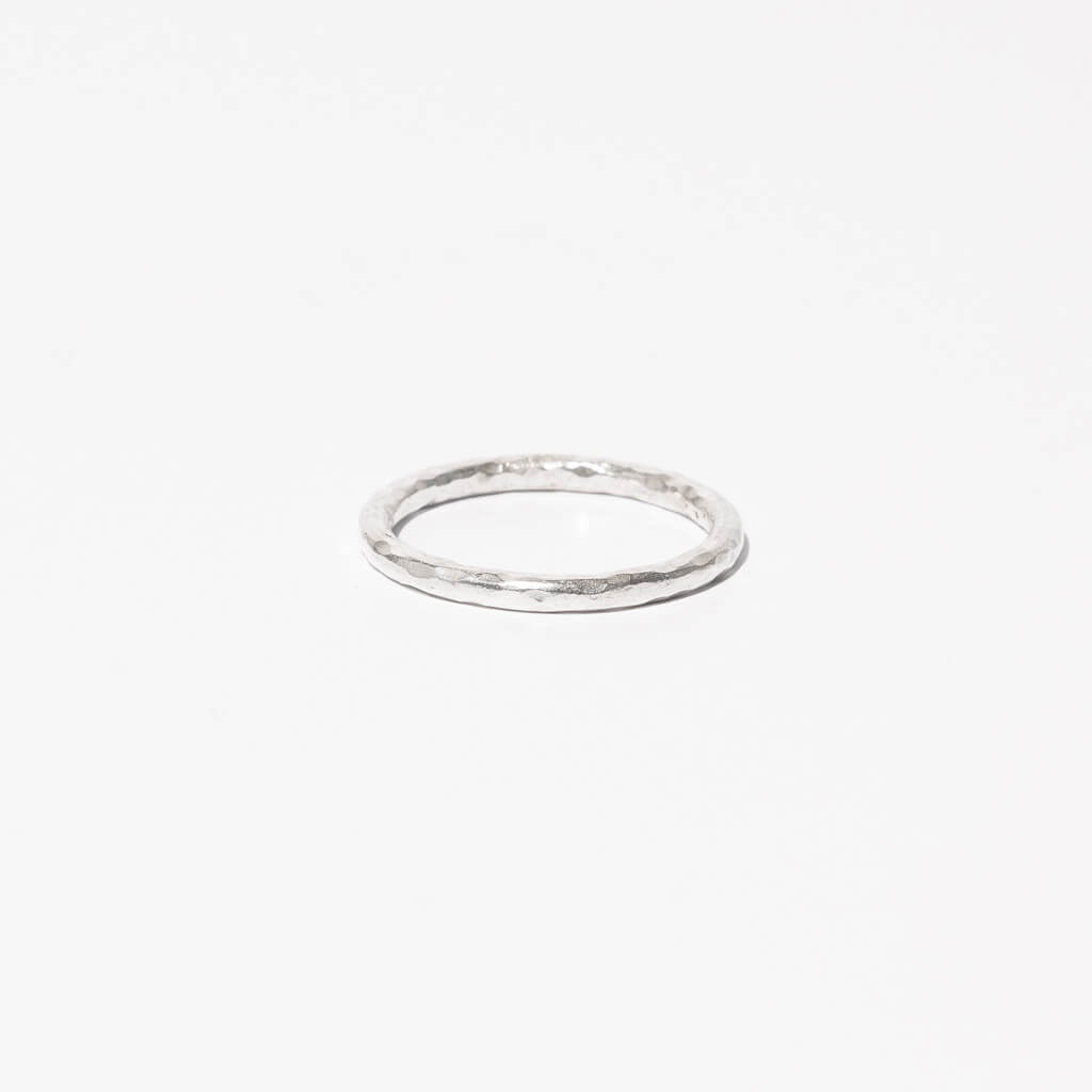 Simple Band Stacking Ring - Sterling Silver