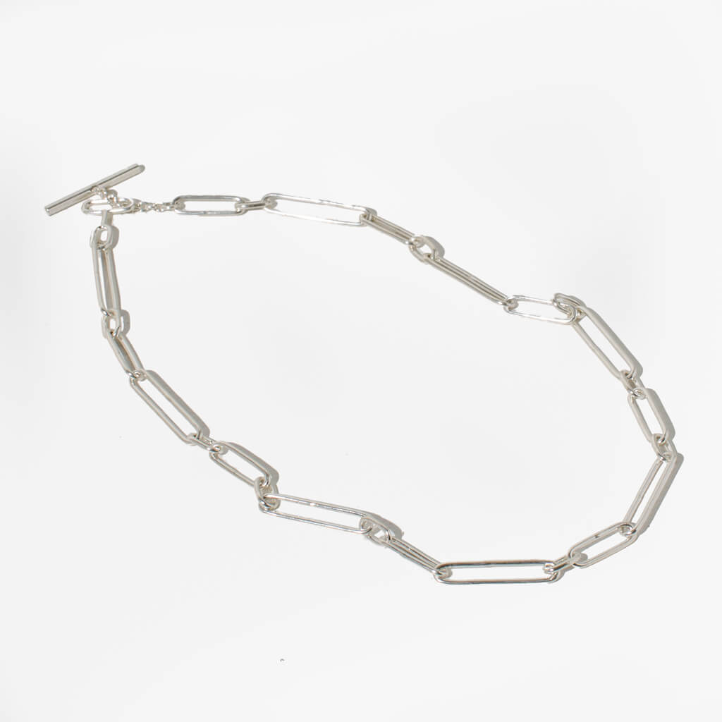 Loop Link Necklace - Sterling Silver