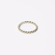 Mini Rope Ring - Sterling Silver