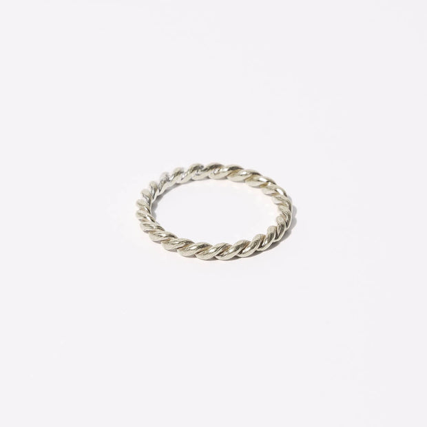 Mini Rope Ring - Sterling Silver