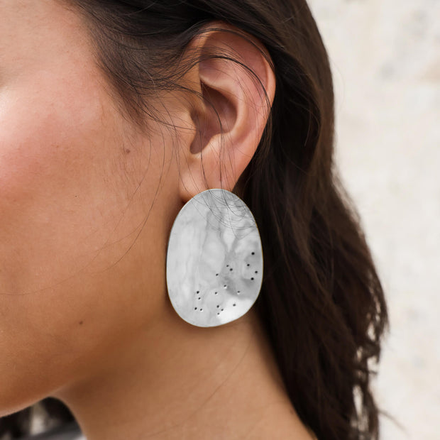 Origin Statement Earrings - Sterling Silver