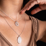 Drops of Sun Charm Necklace - Sterling Silver