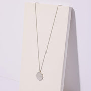 Oval Locket Necklace - Sterling Silver
