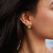 Oyster Convertible Earrings - Brass + Sterling