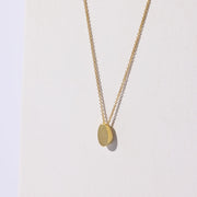Pebble Necklace - Brass