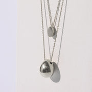 Pebble Necklace - Sterling Silver
