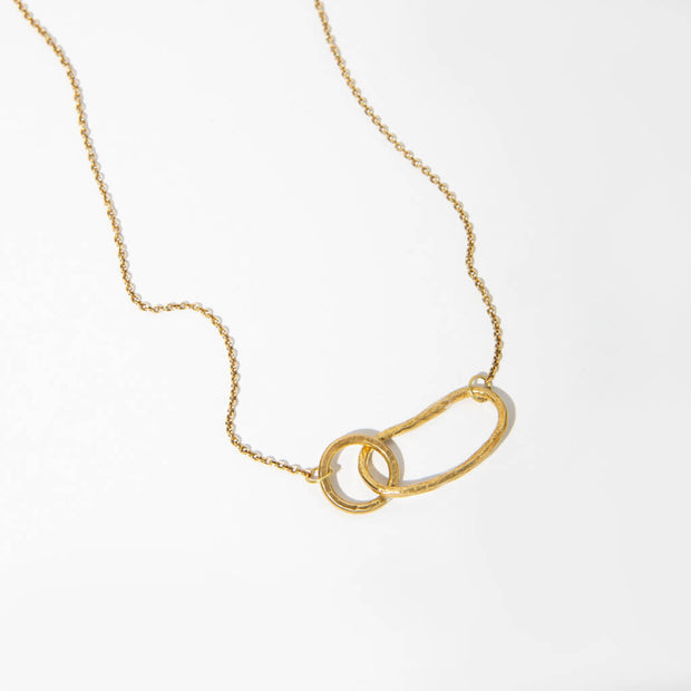 Pool Minimal Necklace - Brass