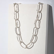 Pool Link Statement Necklace - Sterling Silver