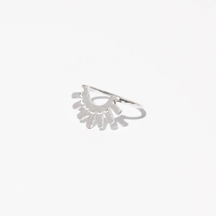 Ray Stacking Ring - Sterling Silver