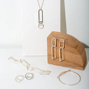 Window Pendant Necklace - Sterling Silver