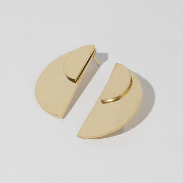 Balance 2-in-1 Earrings | Brass
