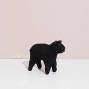 Hand Felted Small Sheep | Black
