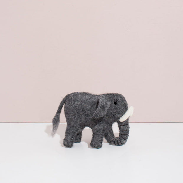 Hand Felted Elephant - Small