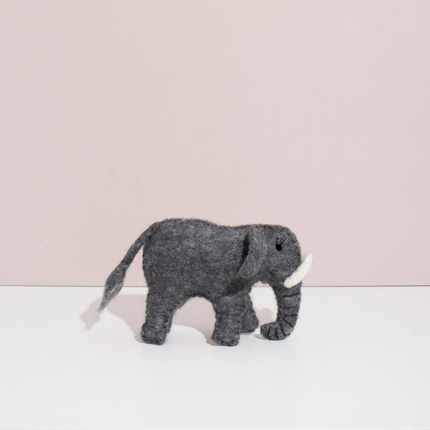 Hand Felted Elephant - Small