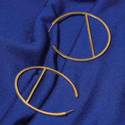 Embrace Hoop Earrings | Brass