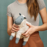 Hand Felted Large Sheep - Grey