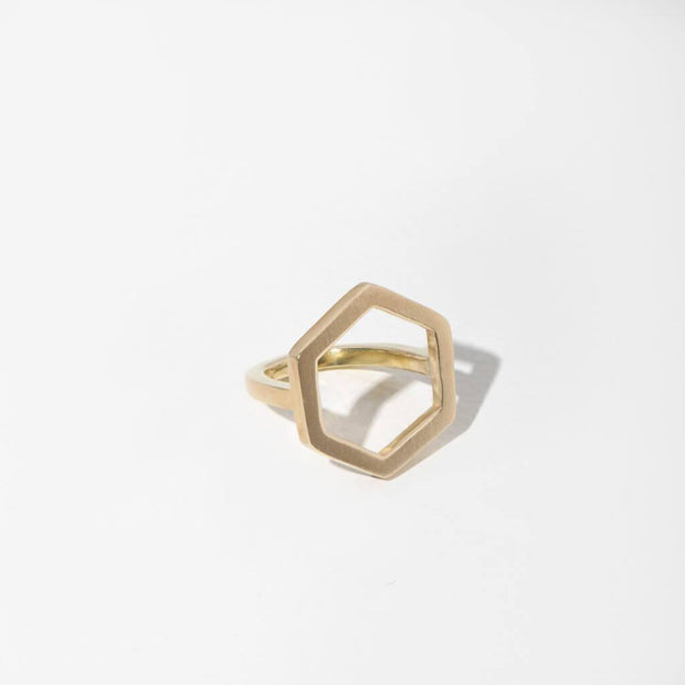 Hexagon Shape Shifter Ring