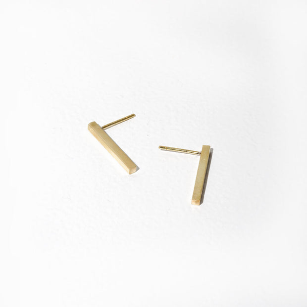 Stick Stud Earrings | Available in 3 Finishes