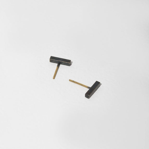 Twig Stud Earrings | Available in 3 Finishes