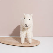 Hand Felted Large Sheep - White