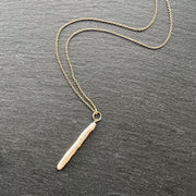 Nora Pearl Necklace in Gold