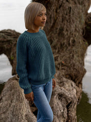 Women's Fishline Sweater Deep Sea