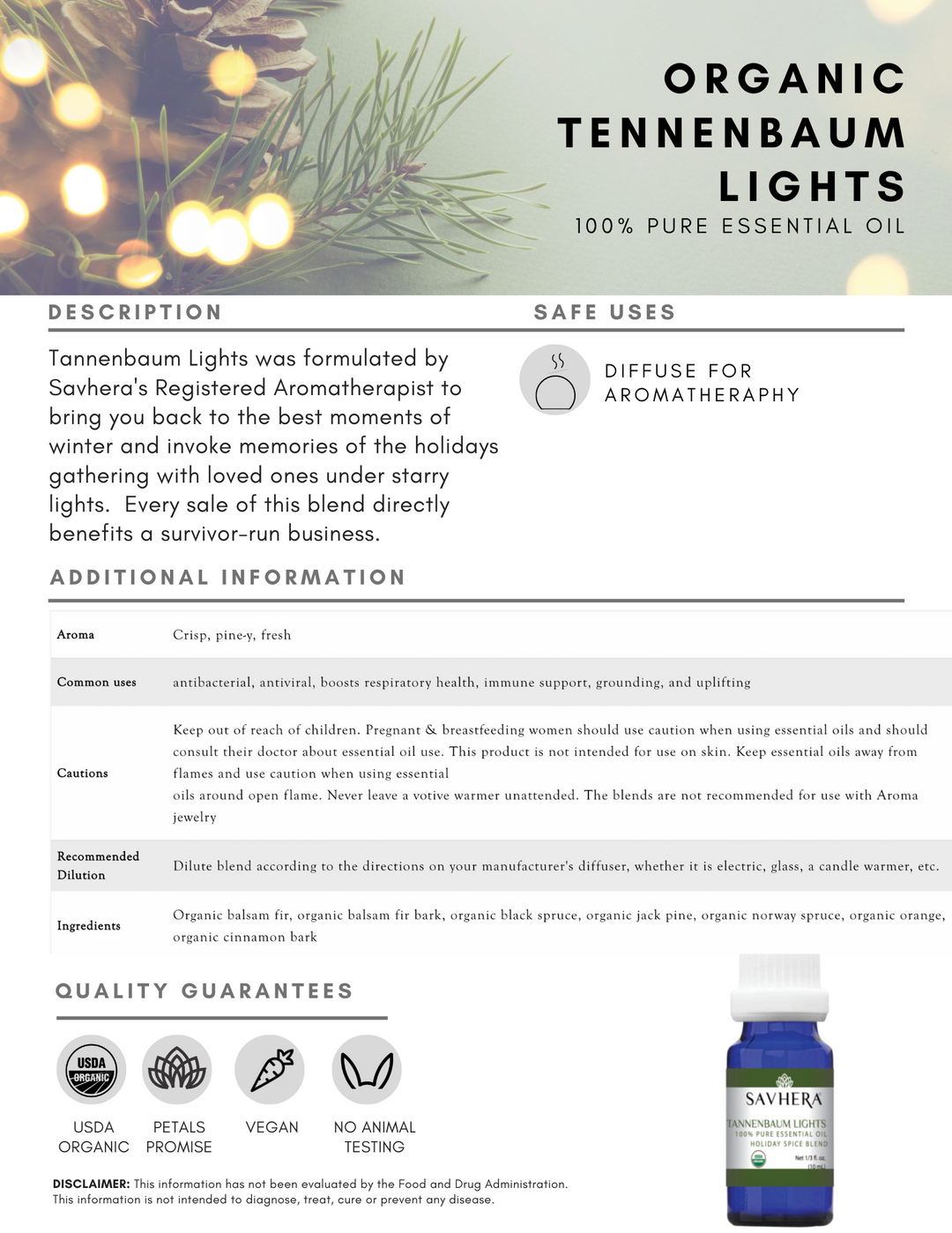 Organic Tannenbaum Lights