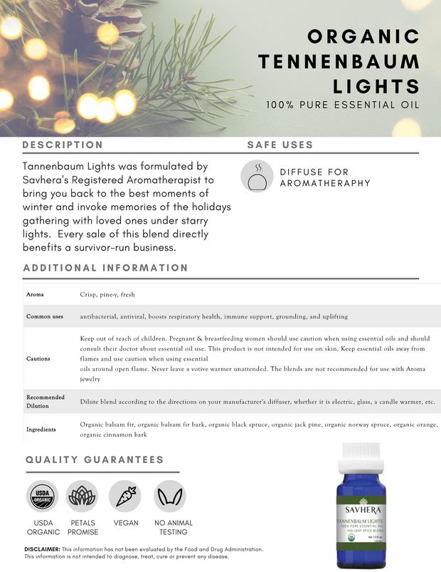 Organic Tannenbaum Lights