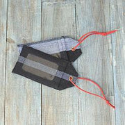 Mayamam Stripe Luggage Tags | Black & Gray