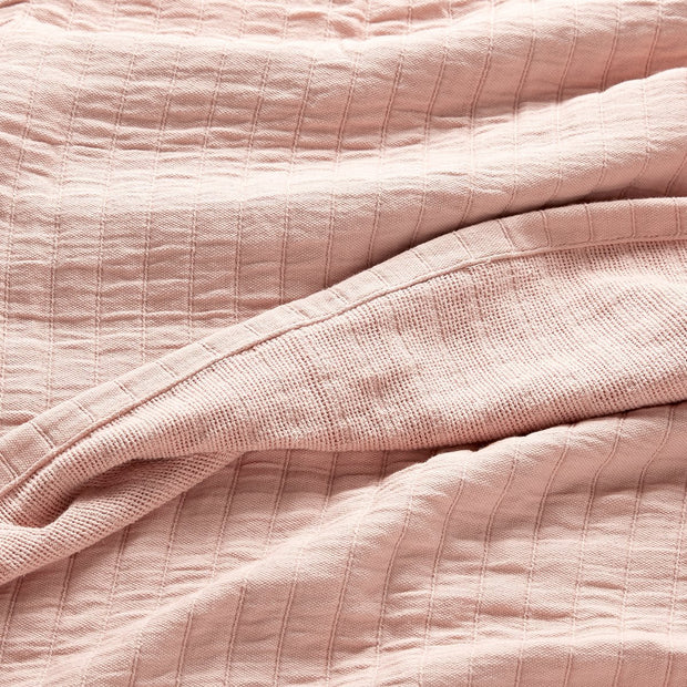Organic Cotton Channel Stitch Matelasse Blanket