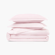 Organic Sateen Duvet Set - Pale Pink