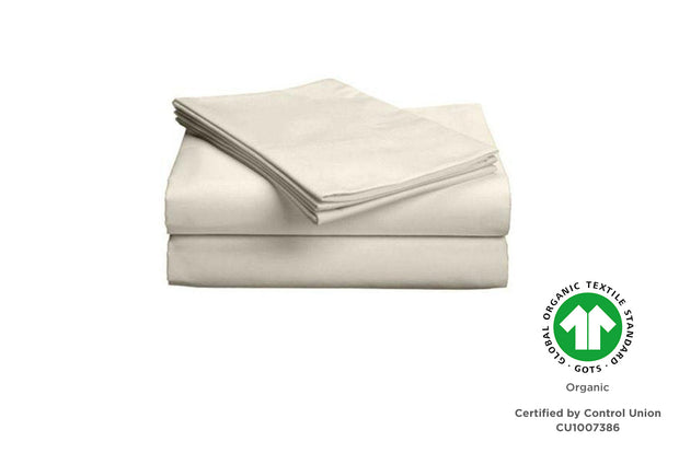 Organic Cotton Sateen Sheet Set
