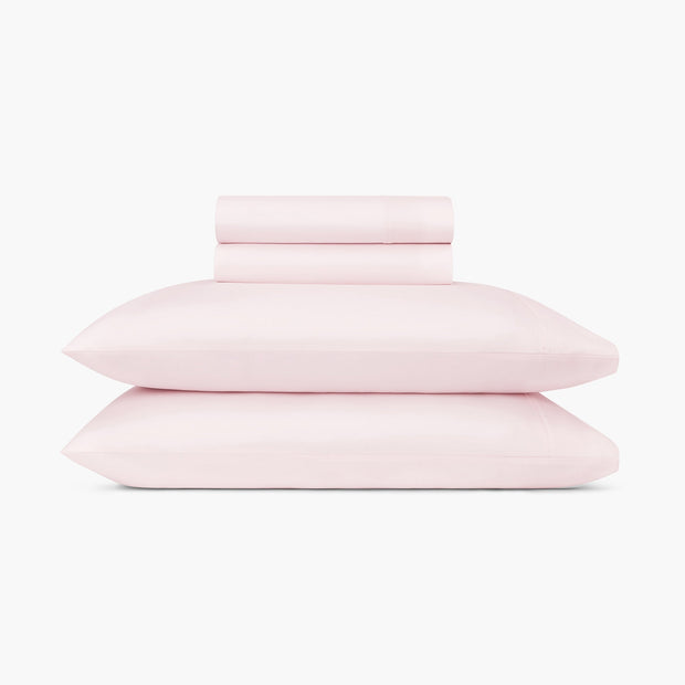 Organic Sateen Sheet Set - Pale Pink