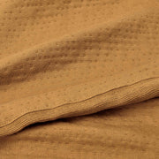 Organic Matelasse Blanket - Ochre