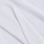 Organic Matelasse Blanket - White