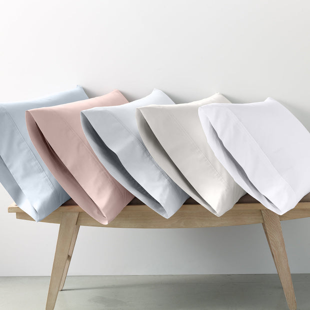 Organic Percale Pillowcase Set - White