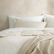 Organic Sateen Pillowcase Set - Cream