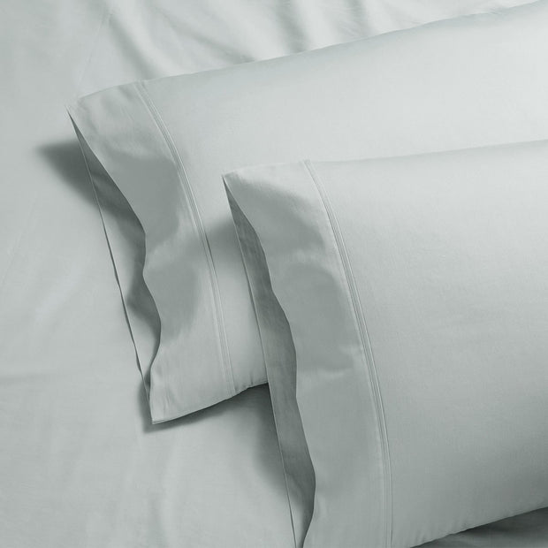 Organic Sateen Pillowcase Set - Gray Mist