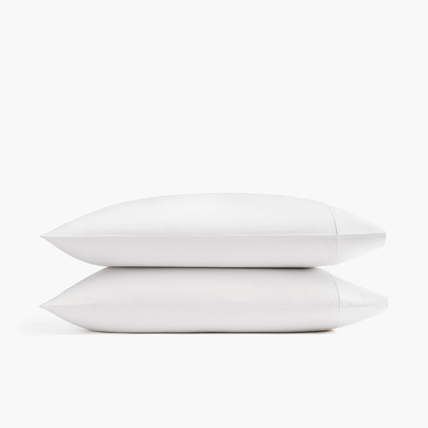 Organic Sateen Pillowcase Set - White