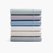 Organic Sateen Pillowcase Set - White
