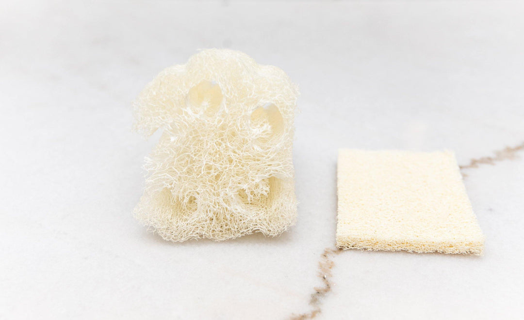 Raw Kitchen and Bath Natural Loofah Scrubber (Set of 3)