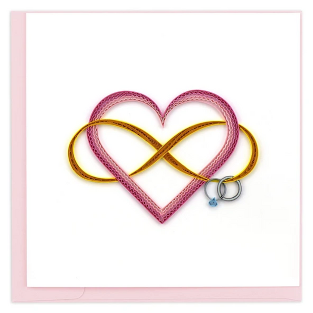 Infinite Love Quilled Card