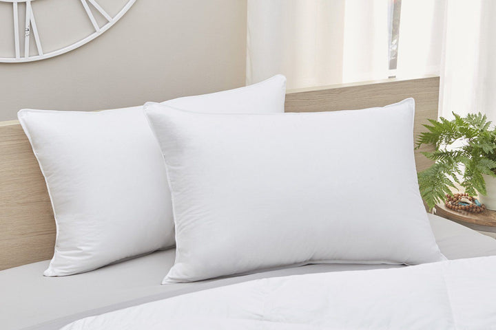 Sateen White Goose Pillow