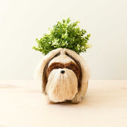 Shih Tzu Planter - Dog Plant Basket | LIKHA