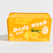 Raw Honey Lemon Peel Body Wash Bar Soap