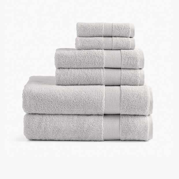 Signature Organic Cotton Towel - Silver