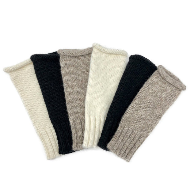 Beige Essential Knit Alpaca Gloves
