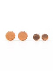 Lupe Copper Stud Earrings