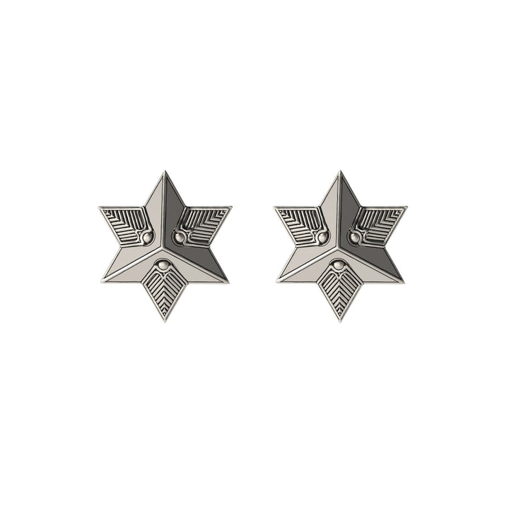 Star Stud Earrings - Sliver