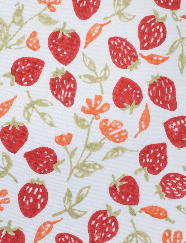 Strawberry Fields Organic Wrap Dress